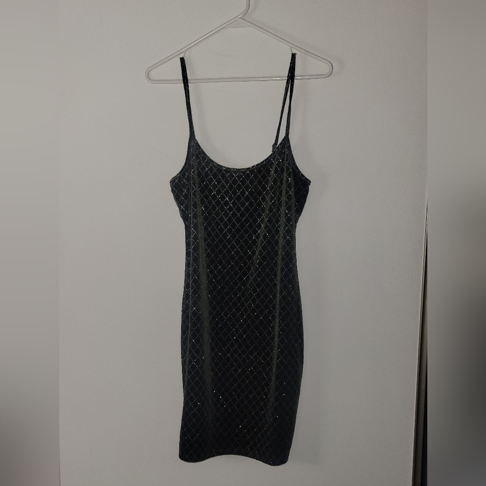 Olive Green Mini Dress